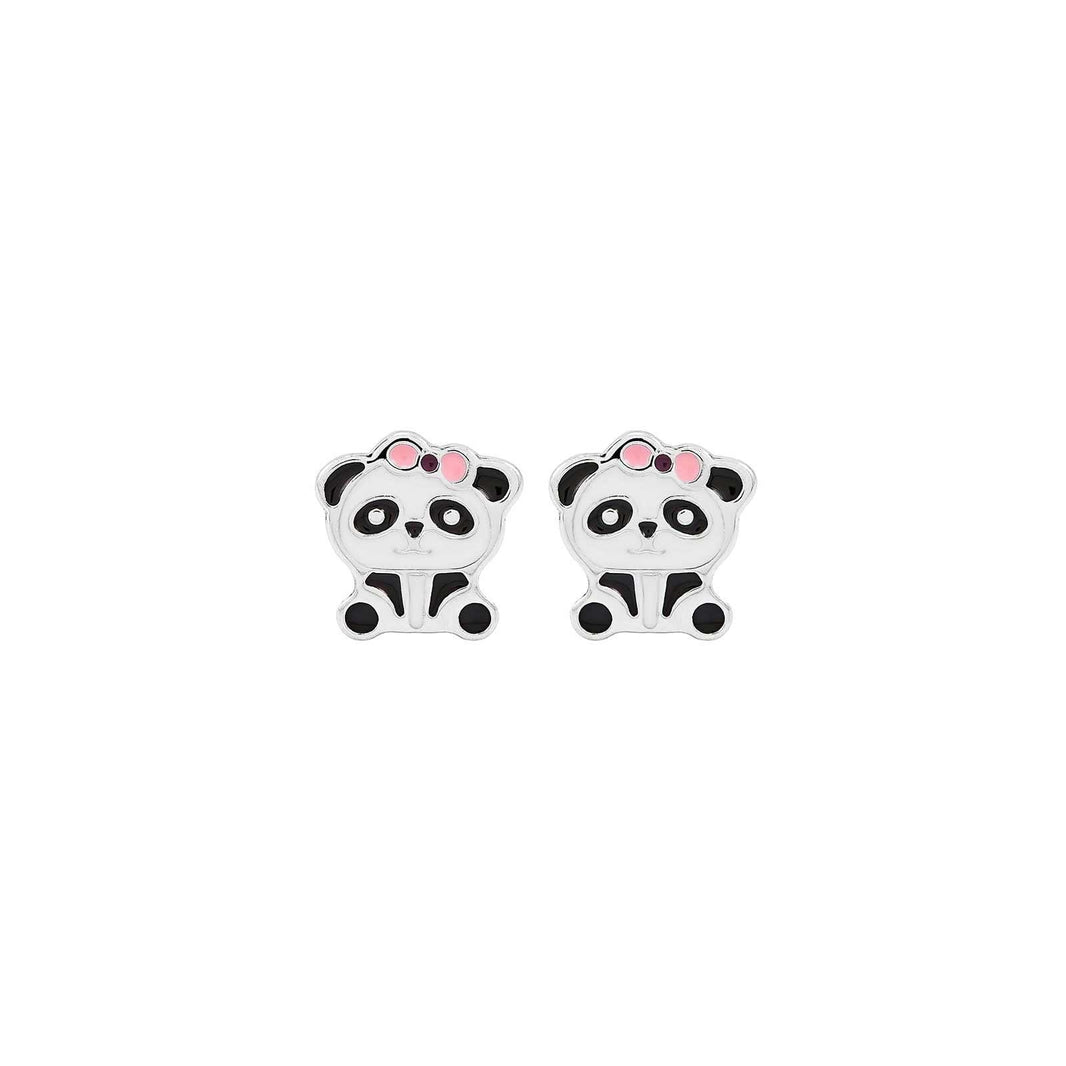 Panda enamel, 6mm