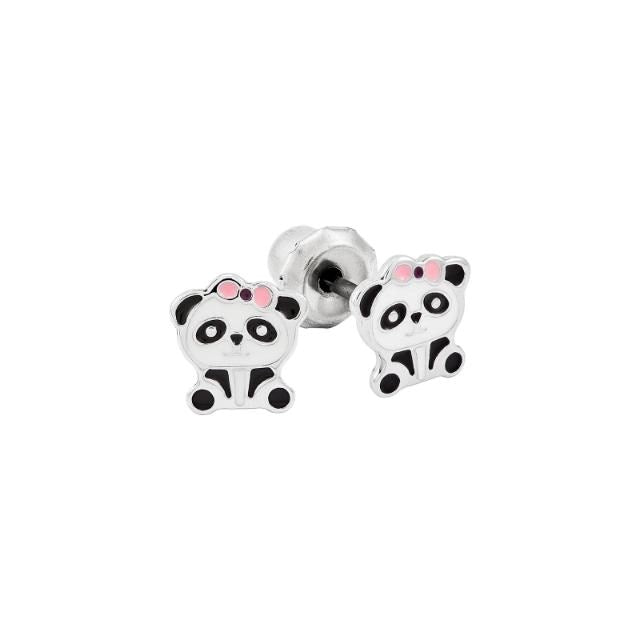 Panda enamel, 6mm