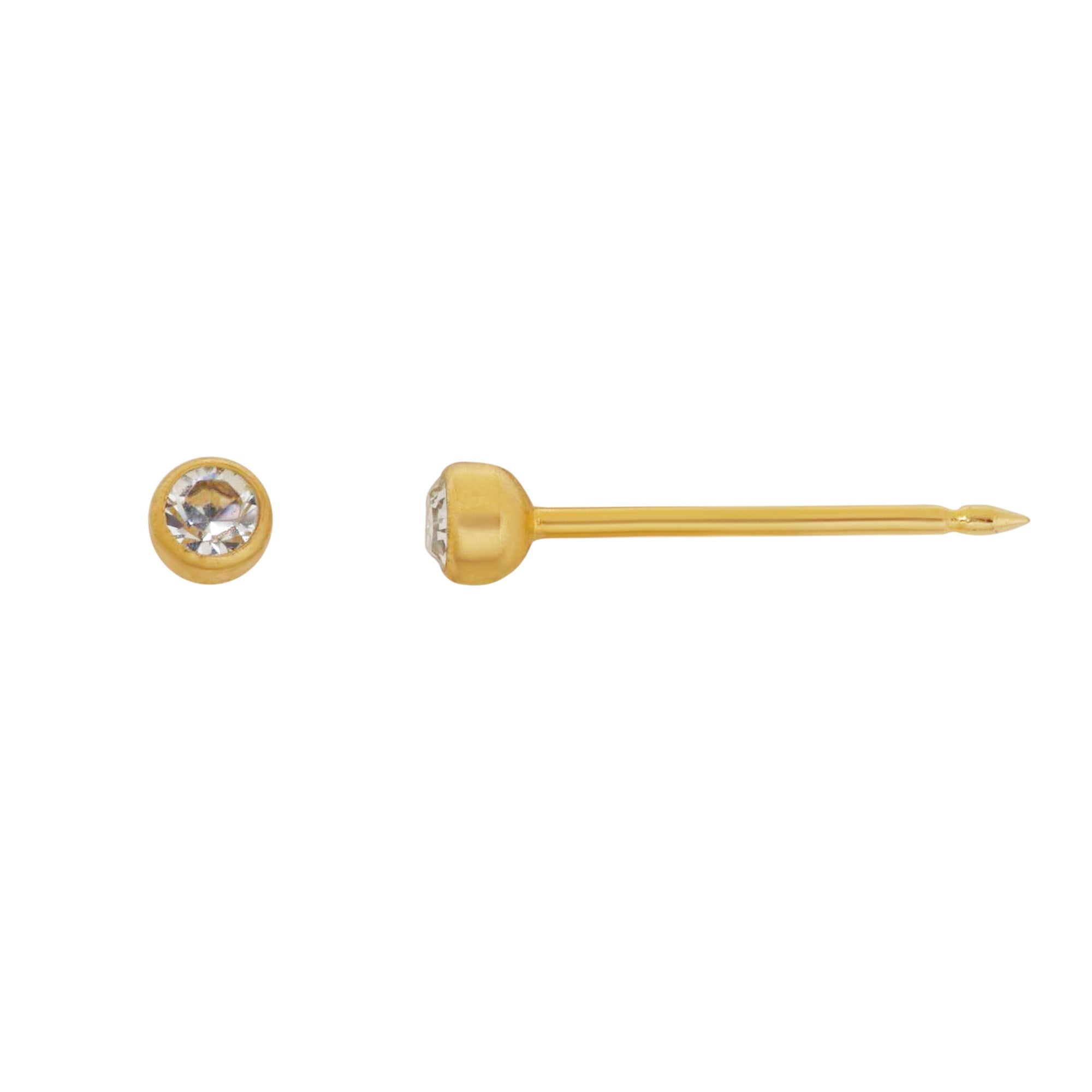 NæsePiercer 2mm Cry/rør forg.
