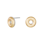 14Kt Gold/Rhod. Silber Ohrring