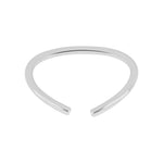 Silver rhod. earring