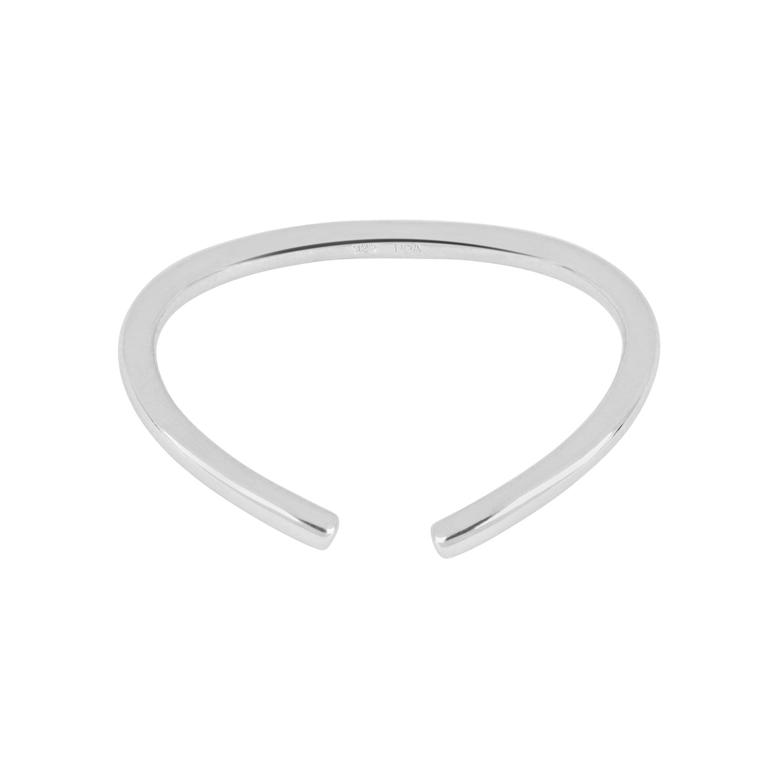 Silver rhod. earring