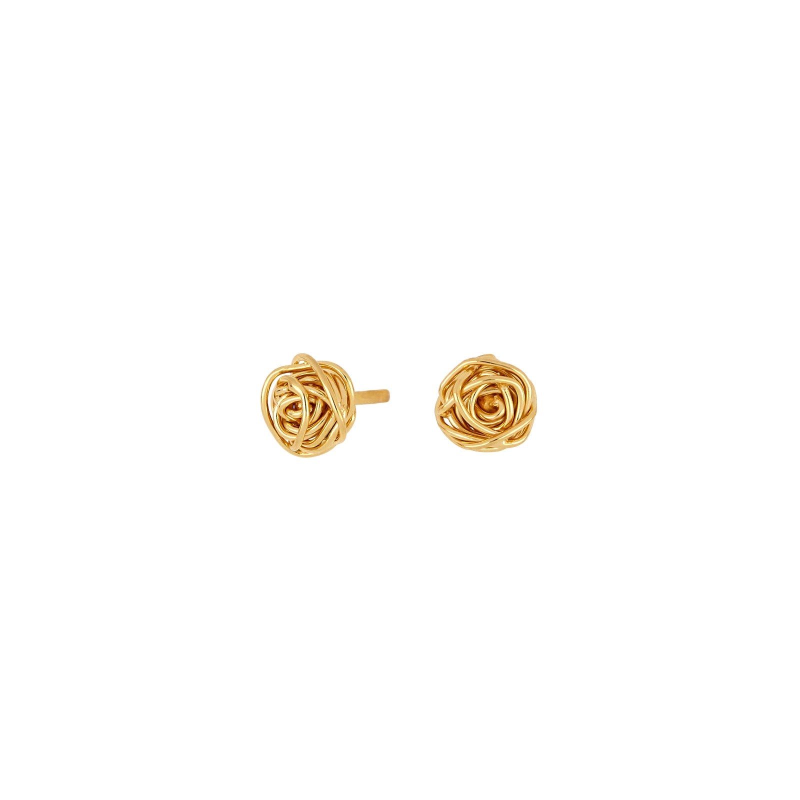 Silver goldplated earring