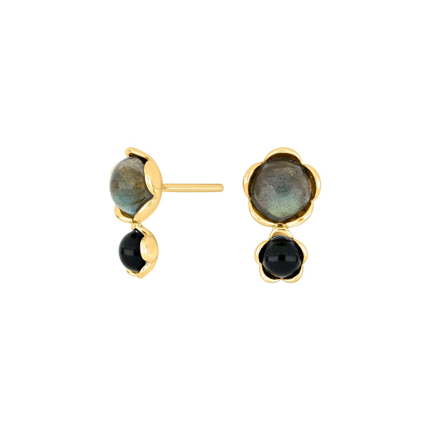 Silber Verg. m/Labrodorit + onyx
