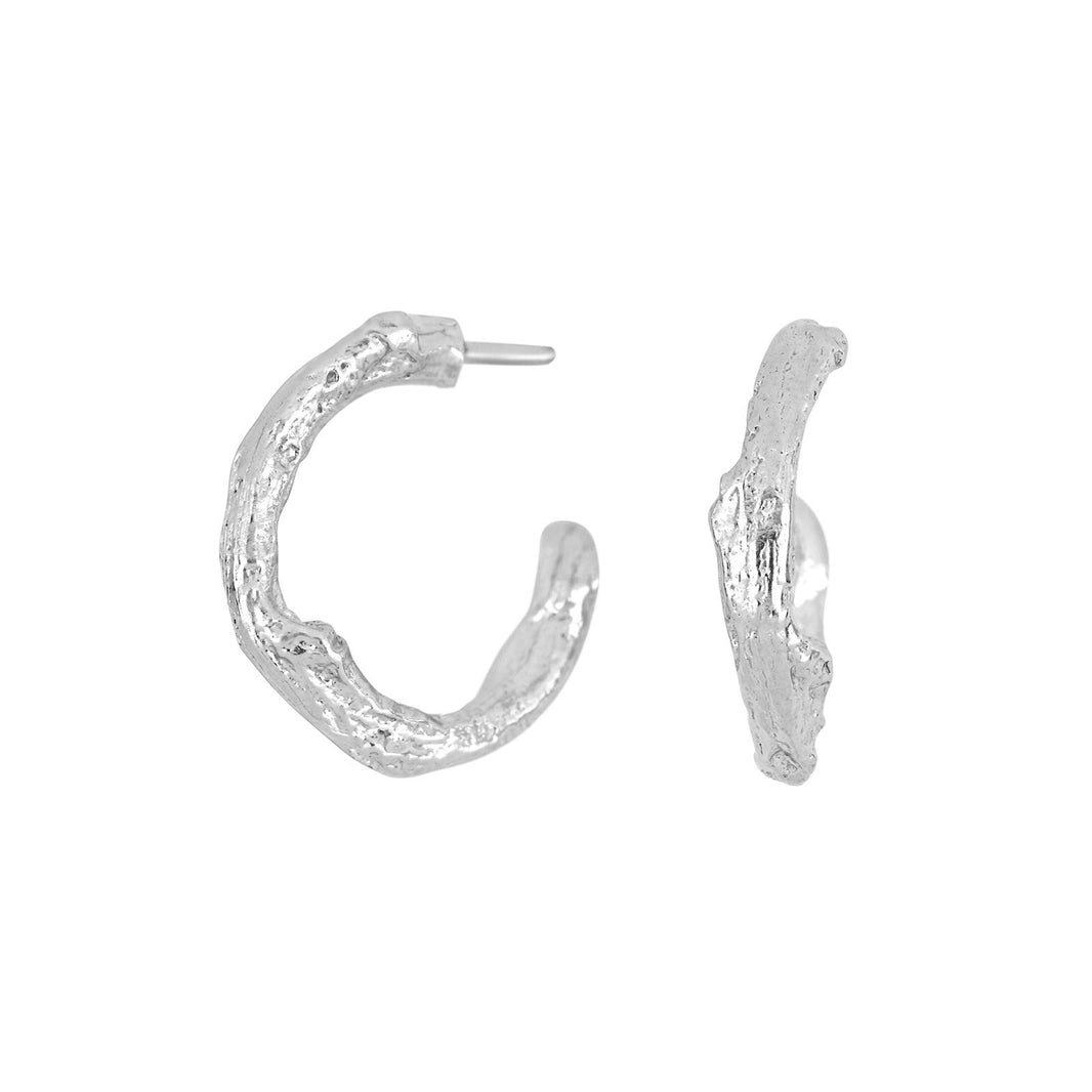 Silver rhod. hoops Structure