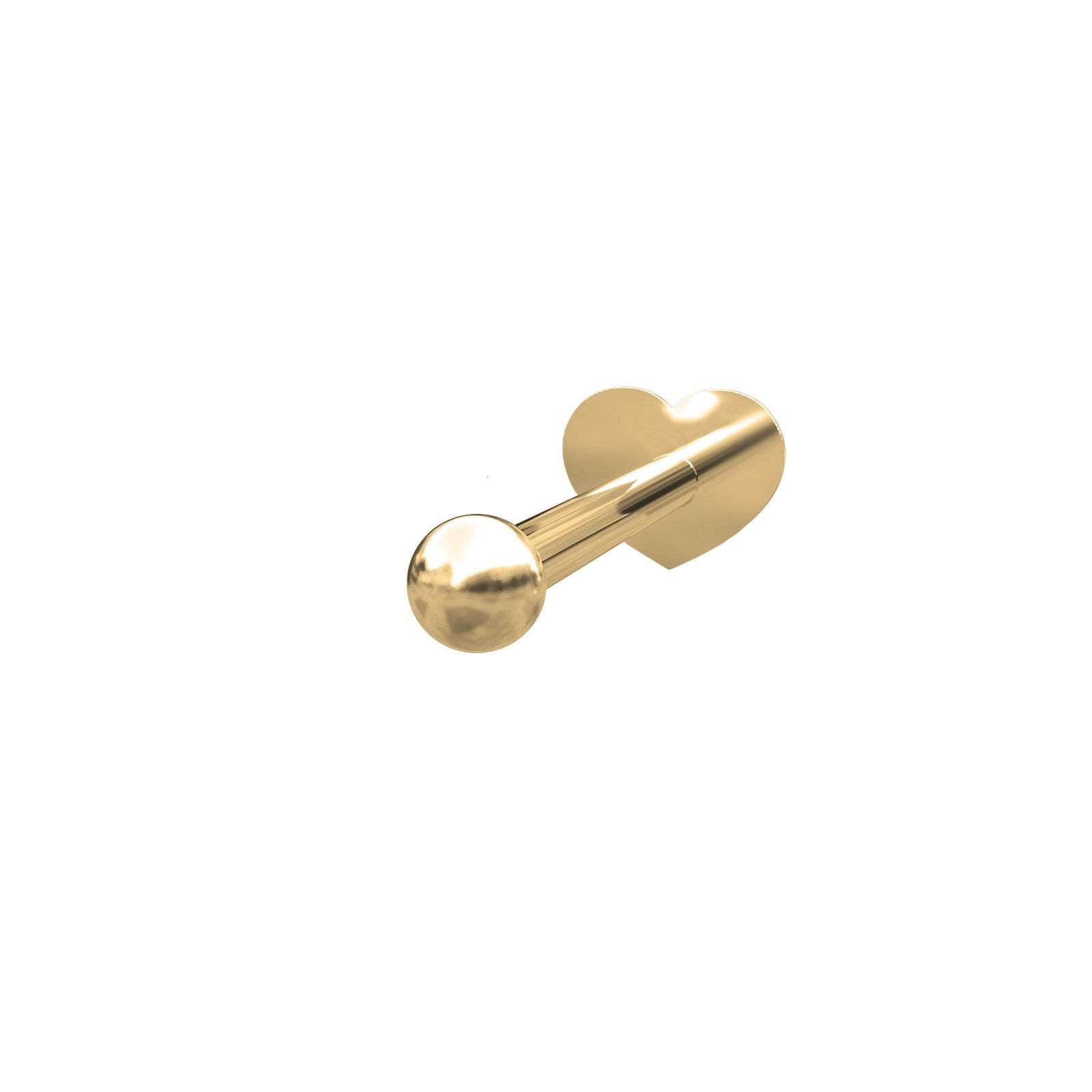 14k. Labret-piercing bead 2mm SOLID PIERCE52