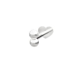 Rhd. Sil. Labret-piercing 2*2mm beads PIERCE52