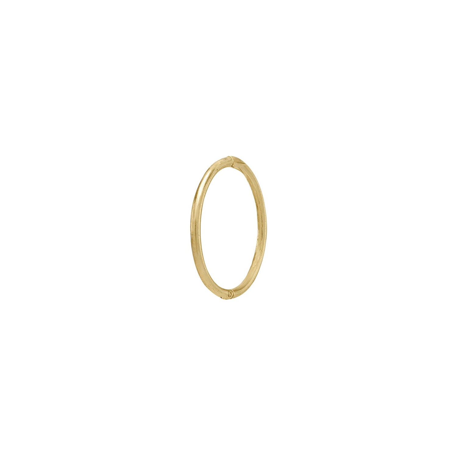 14kt. creol 1mm tråd, 12mm (1stk) PIERCE52