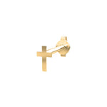 14kt. guldørestik kors PIERCE52 1stk