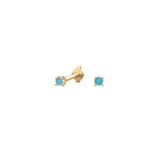 14kt. Goldohrringe London topaz
