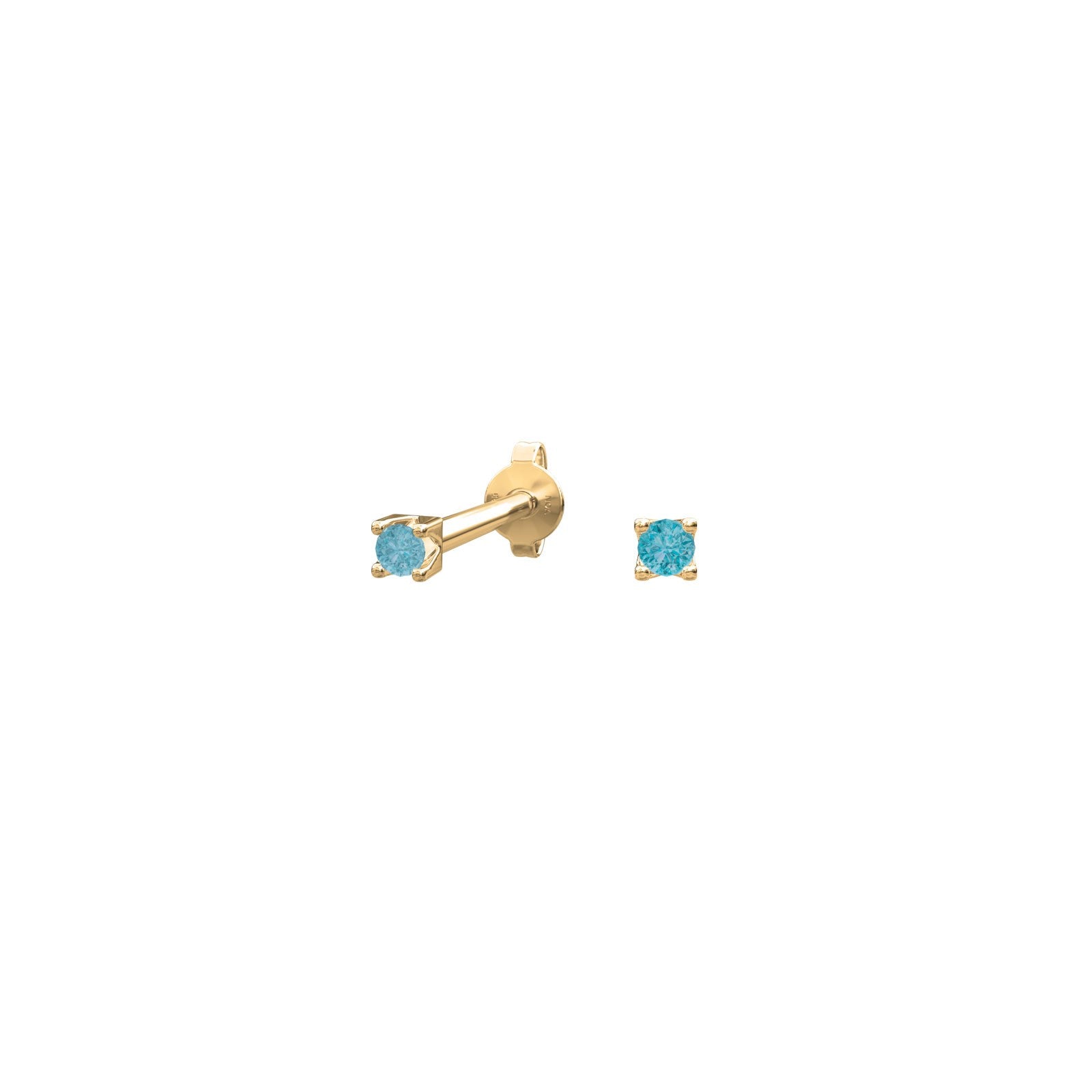 14kt. Goldohrringe London topaz