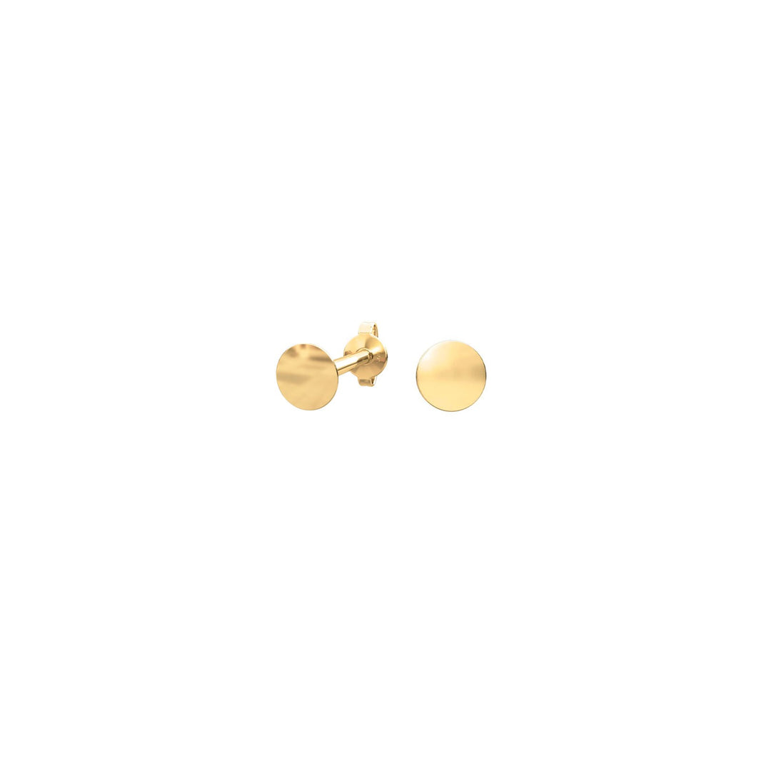 14kt. goldearrings disc