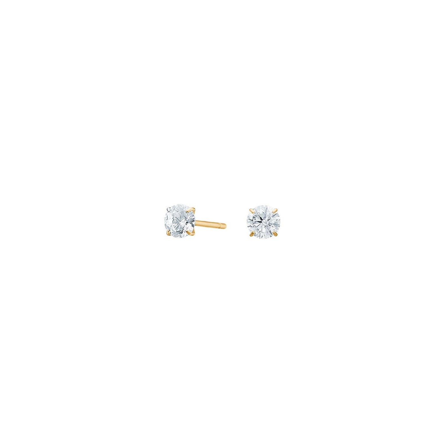 Titanium Ohrstecker Verg. 4mm cz