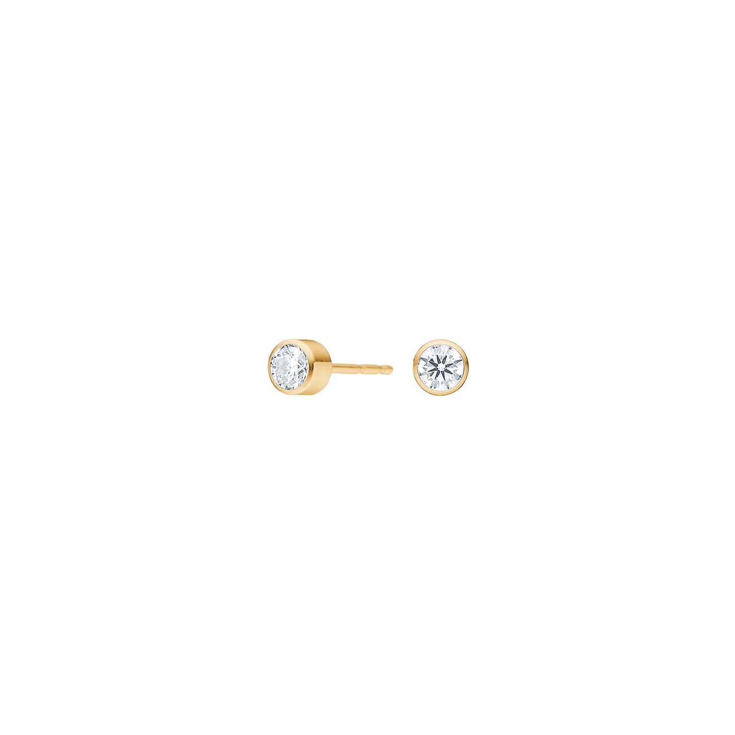Titanium Ohrstecker Verg. 4mm cz