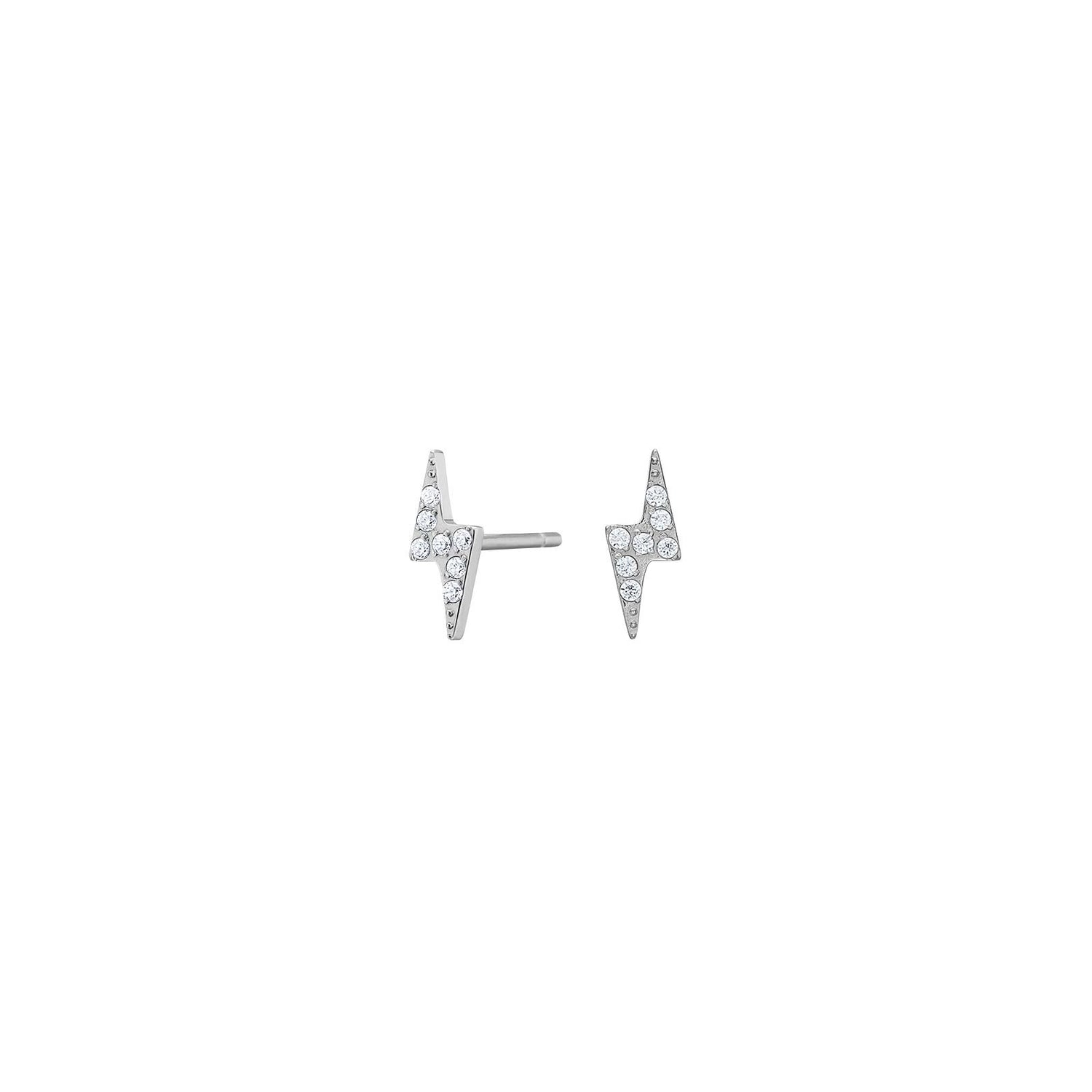 Titanium Ohrstecker Blitz m. cz