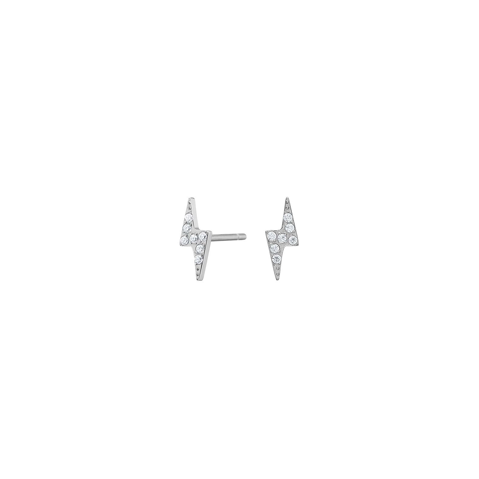 Titanium Ohrstecker Blitz m. cz