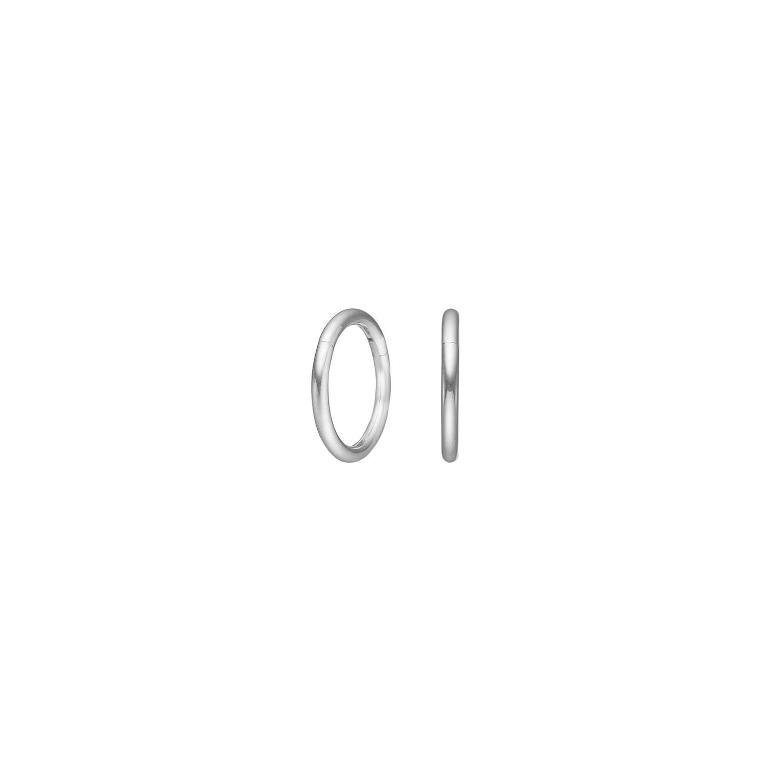 Titanium Creolen 10mm