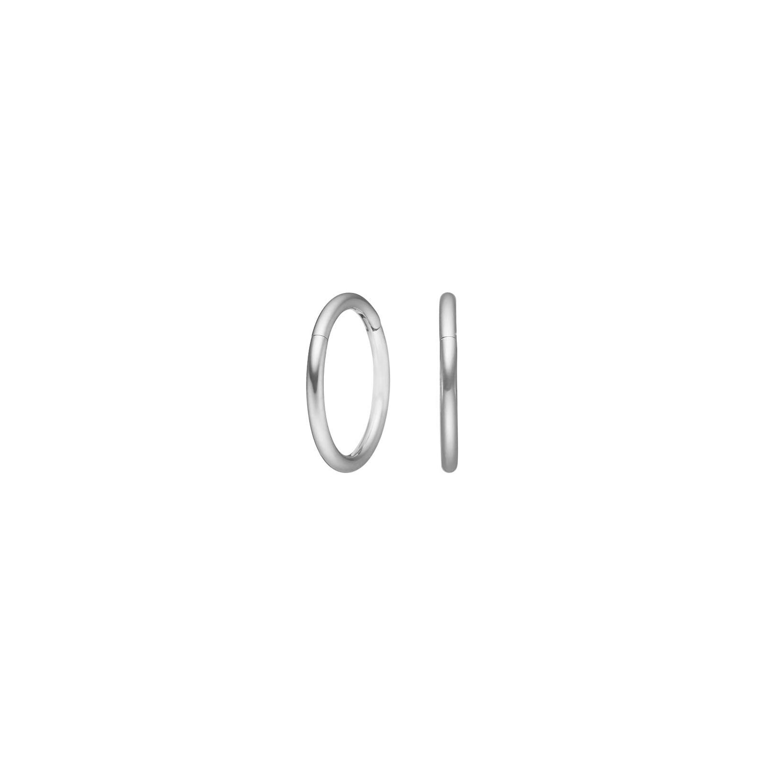 Titanium Creolen 12mm