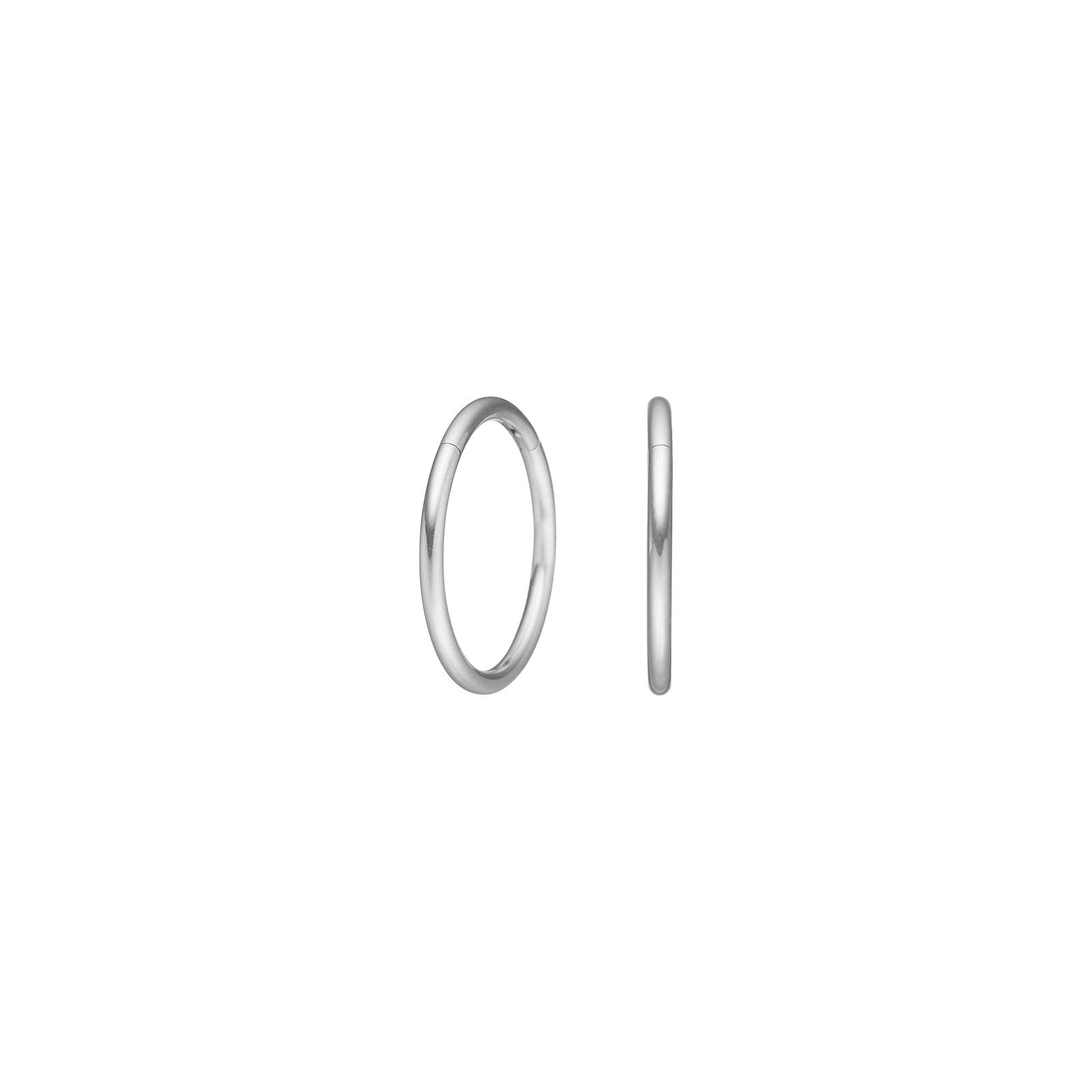 Titanium hoops 12mm