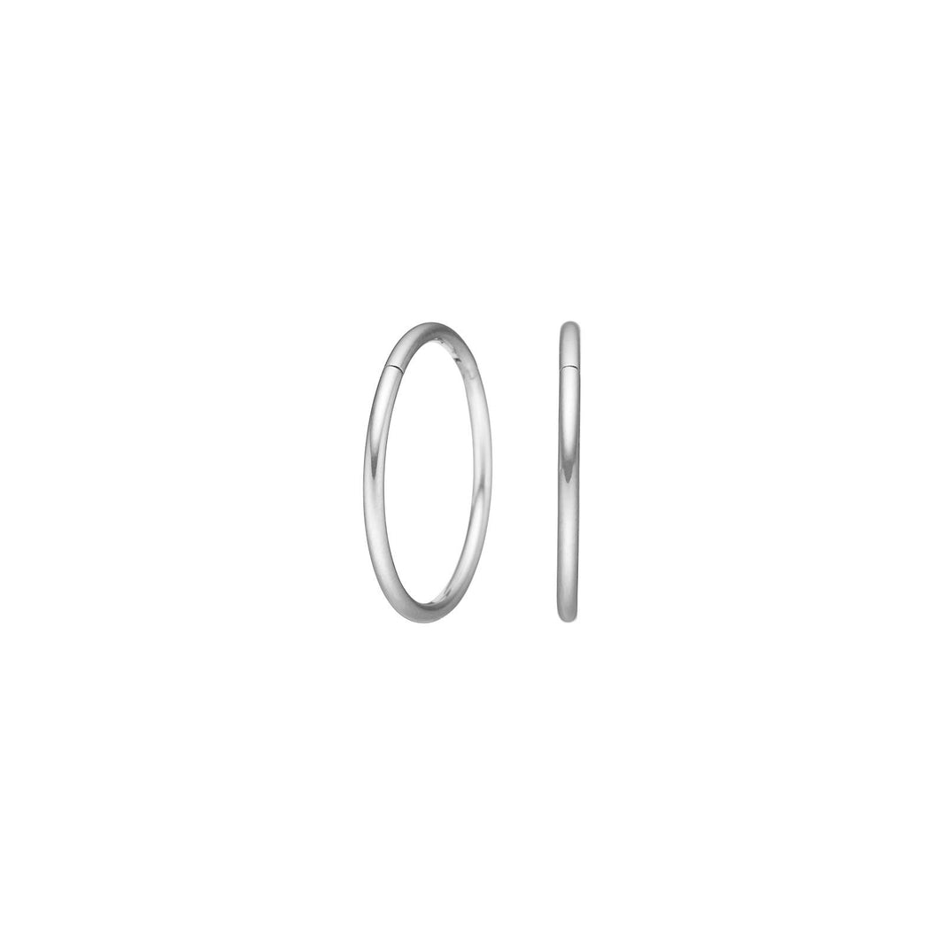 Titanium hoops 14mm