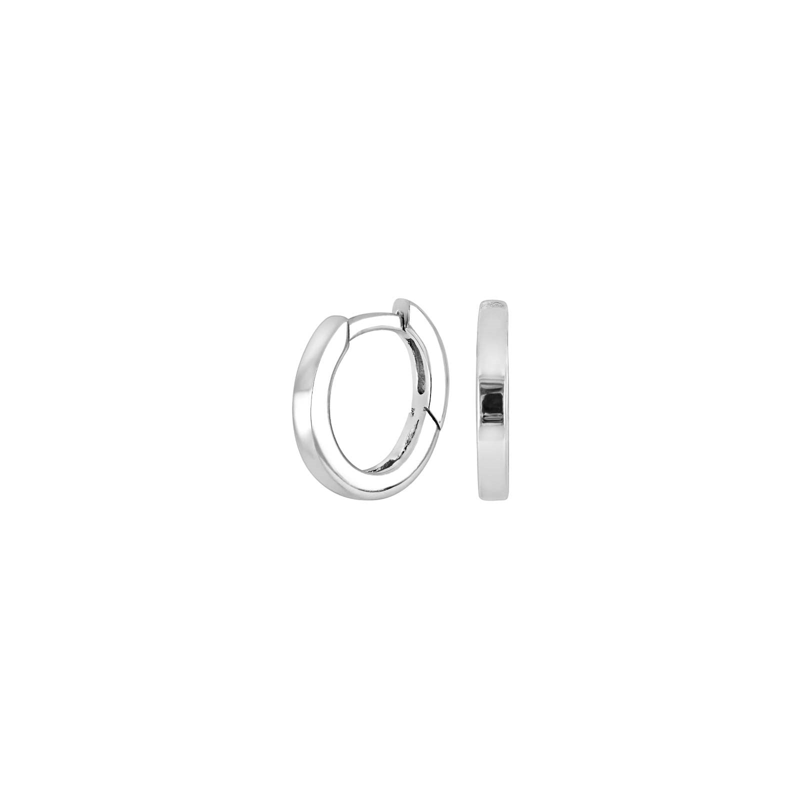Sølv creol 12 mm