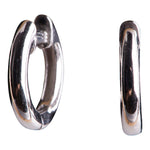 Silber Rhodinierter Ohrstecker mit Zirkonia