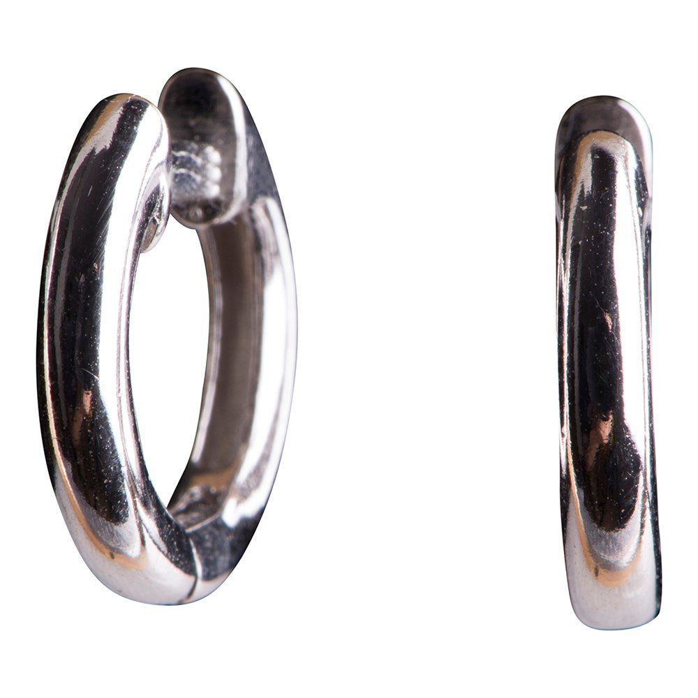 Sølv creol 13 mm