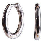 Silber Rhodinierter Ohrstecker mit Zirkonia
