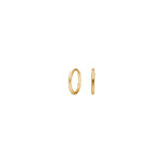 8ct. gold  hoop 9 mm