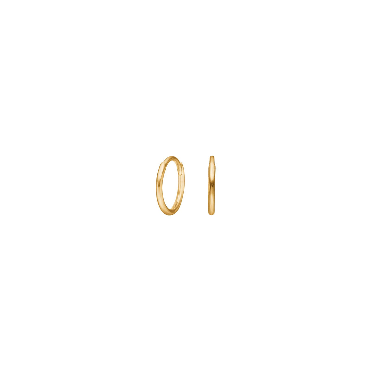 8ct. gold  hoop 9 mm