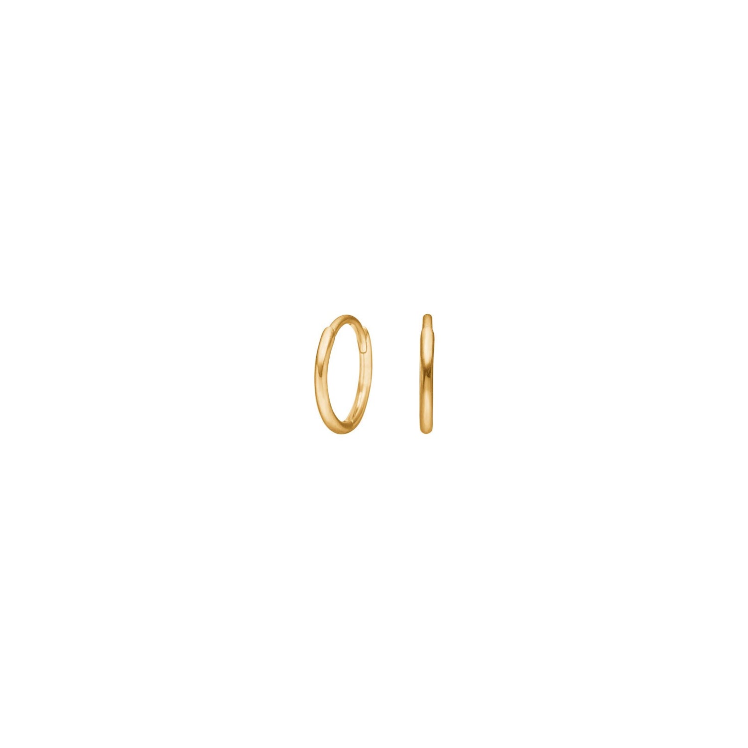 14ct. gold  hoop 9 mm