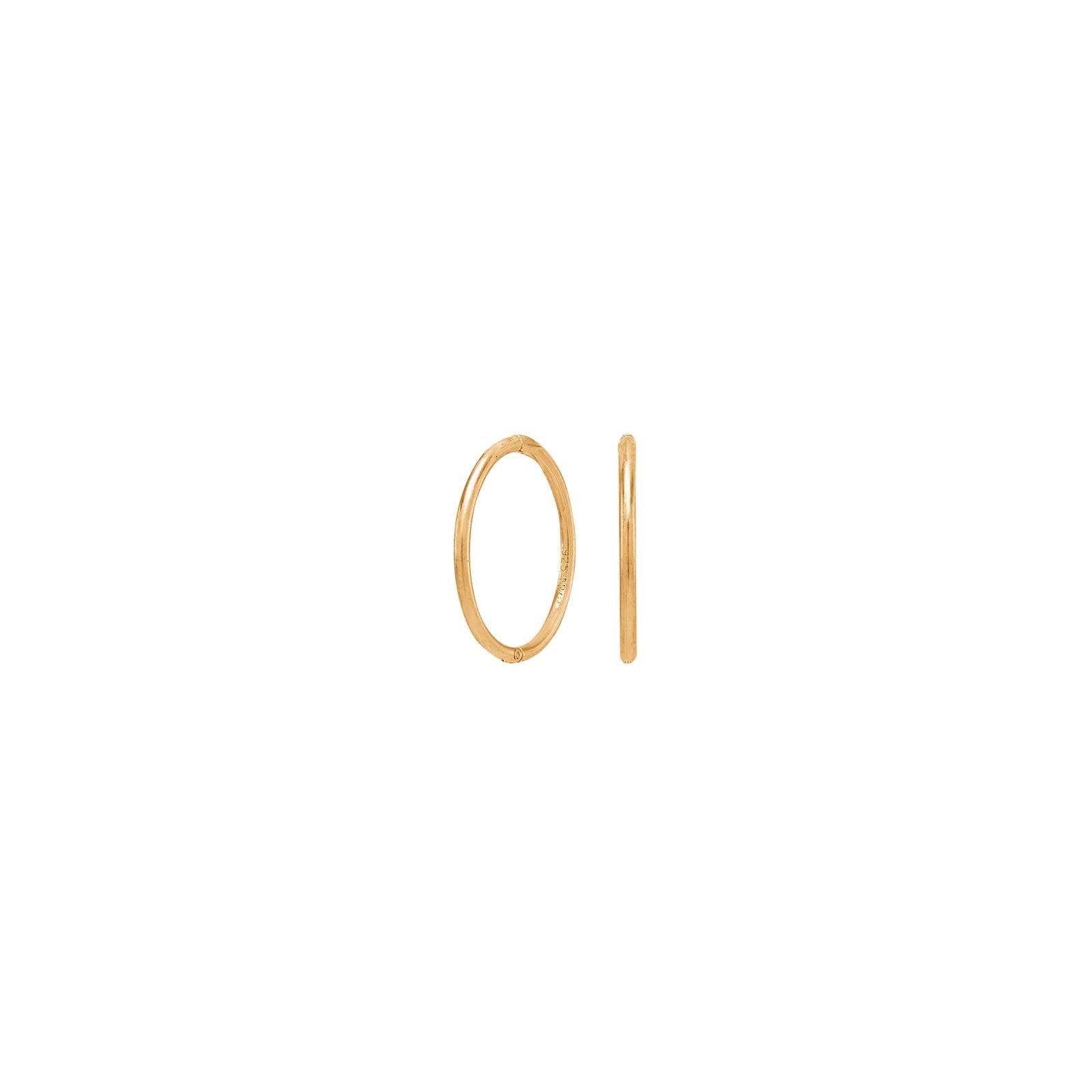 14kt. Gold Ohrring 9 mm