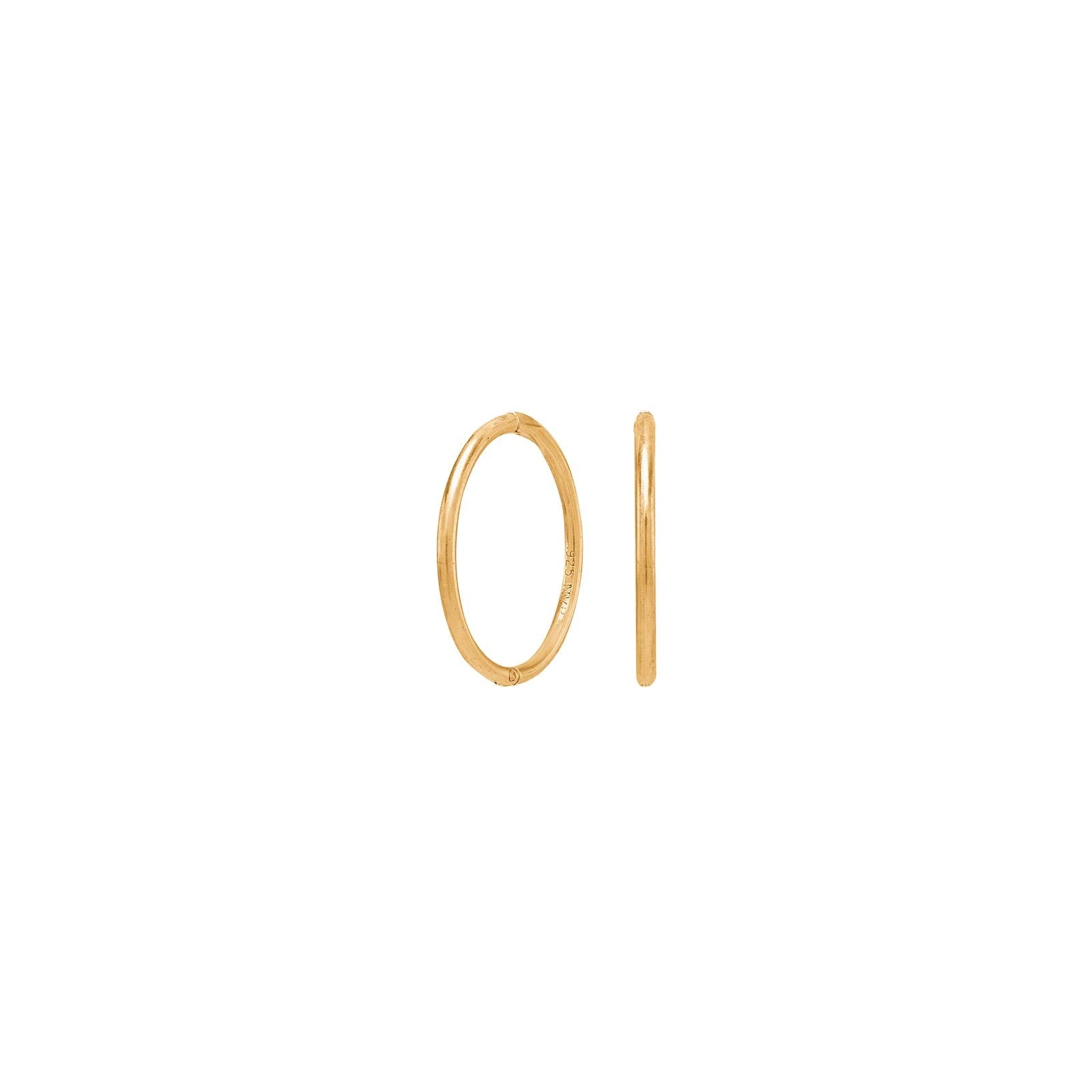 14kt. Gold Ohrring 12mm