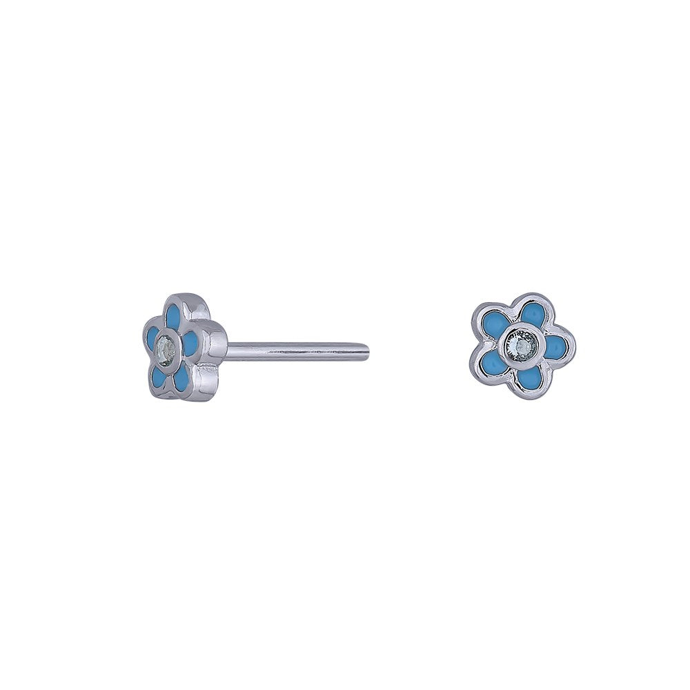 Silber Ohrstecker mit Zirkonia