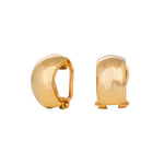 8kt. guldclips halv creol 10mm