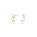 8ct. gold earrings w/3x4mm freshwaterpearls