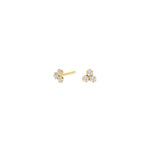 8ct. gold earrings w/cz
