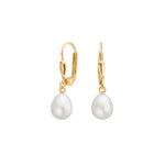 8ct. Gold earring w. FWP