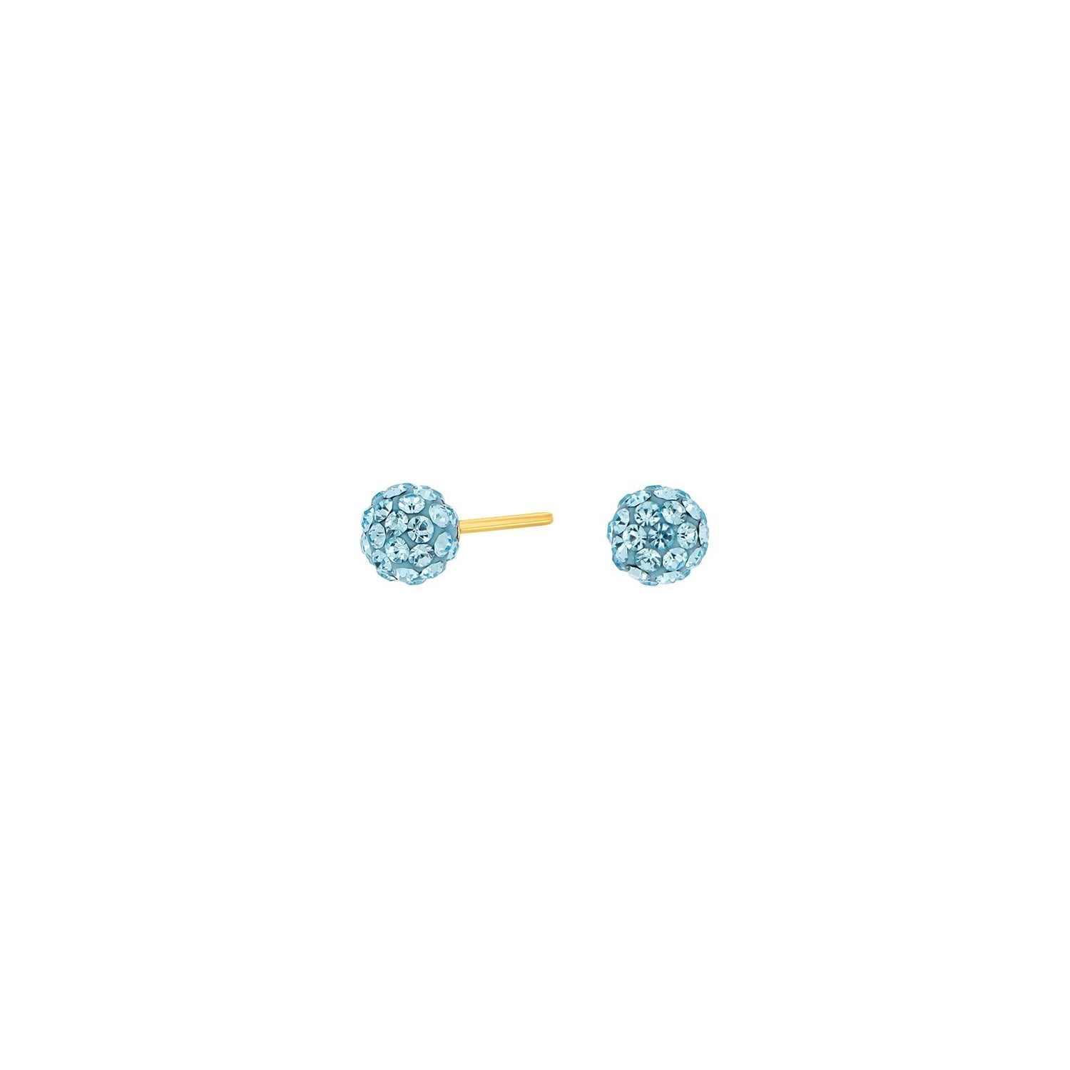 Verg. Silber Ohrstecker m. Blau cz