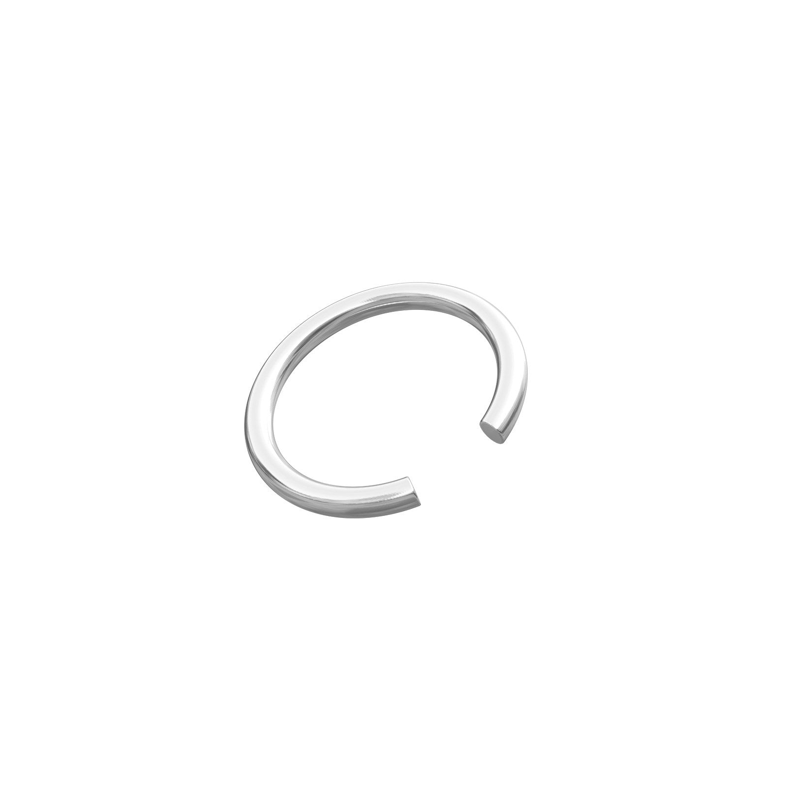 Rhod. Silber Ear Cuff PIERCE52 1 Stück