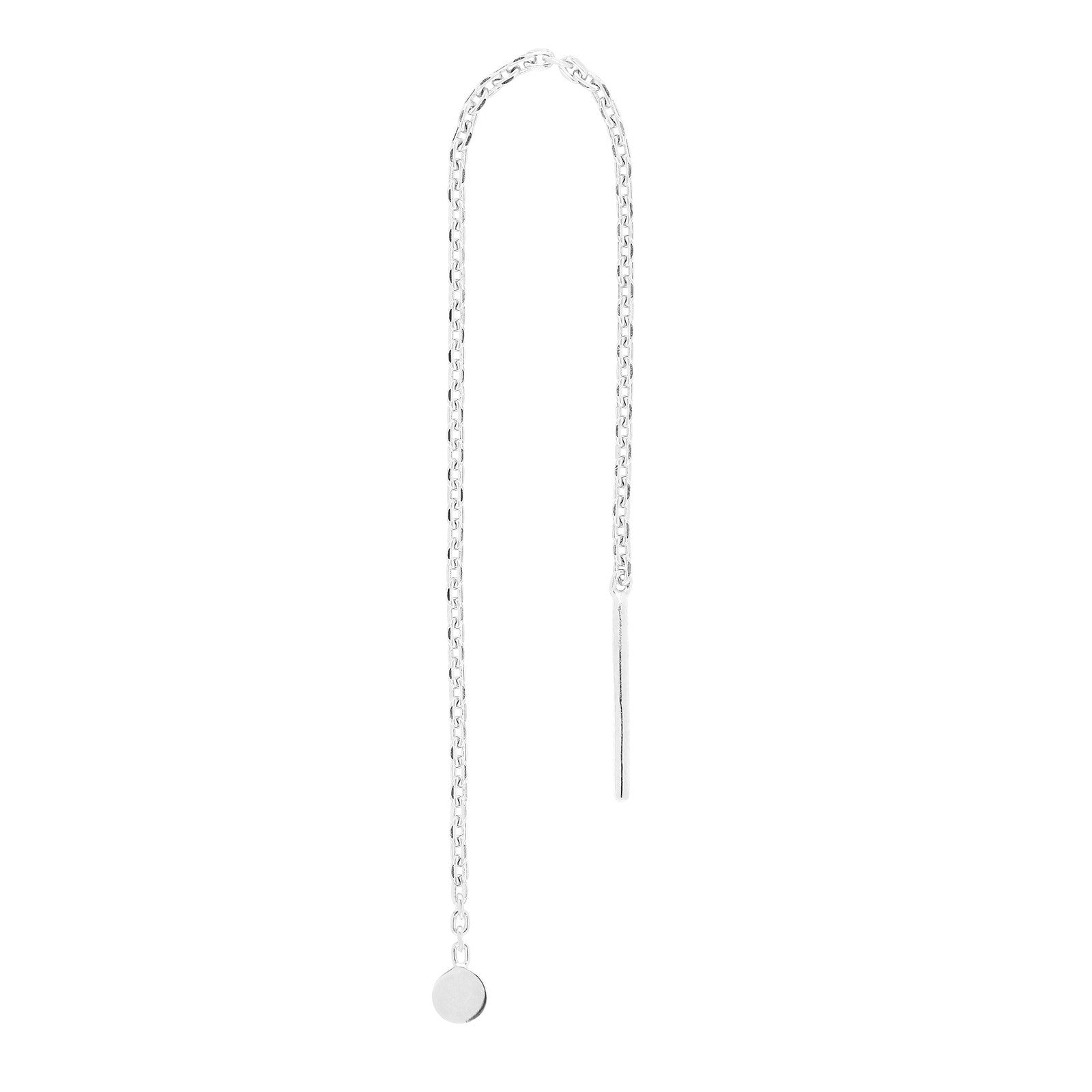 Rhod. Silberohrring PIERCE52 1 Stck.
