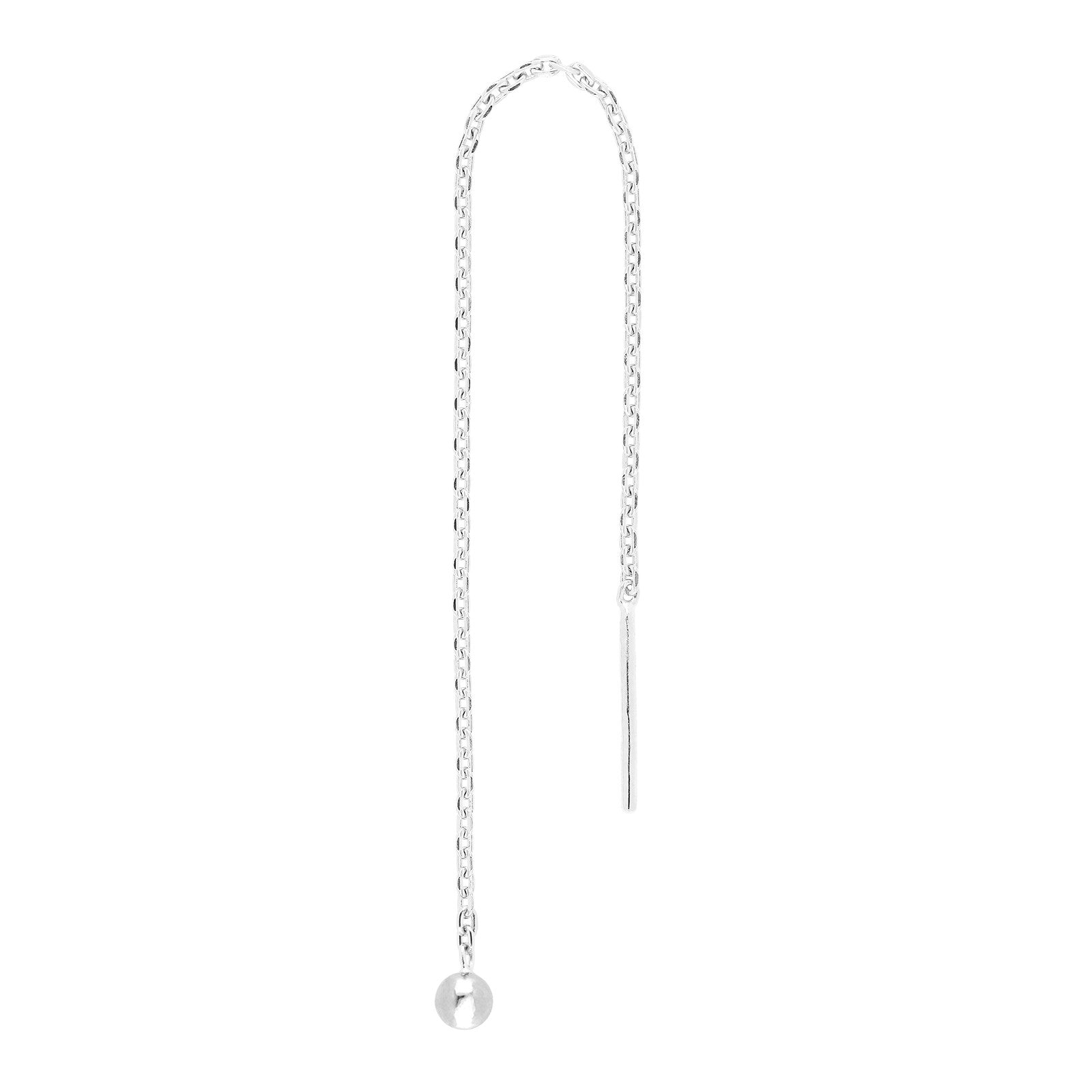 Rhod. Silberohrring PIERCE52 1 Stck.