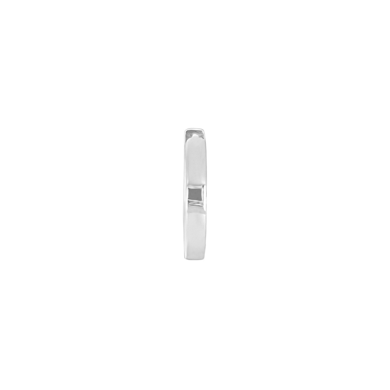 SON rhod. silver hoop 12,5mm 1 pc.