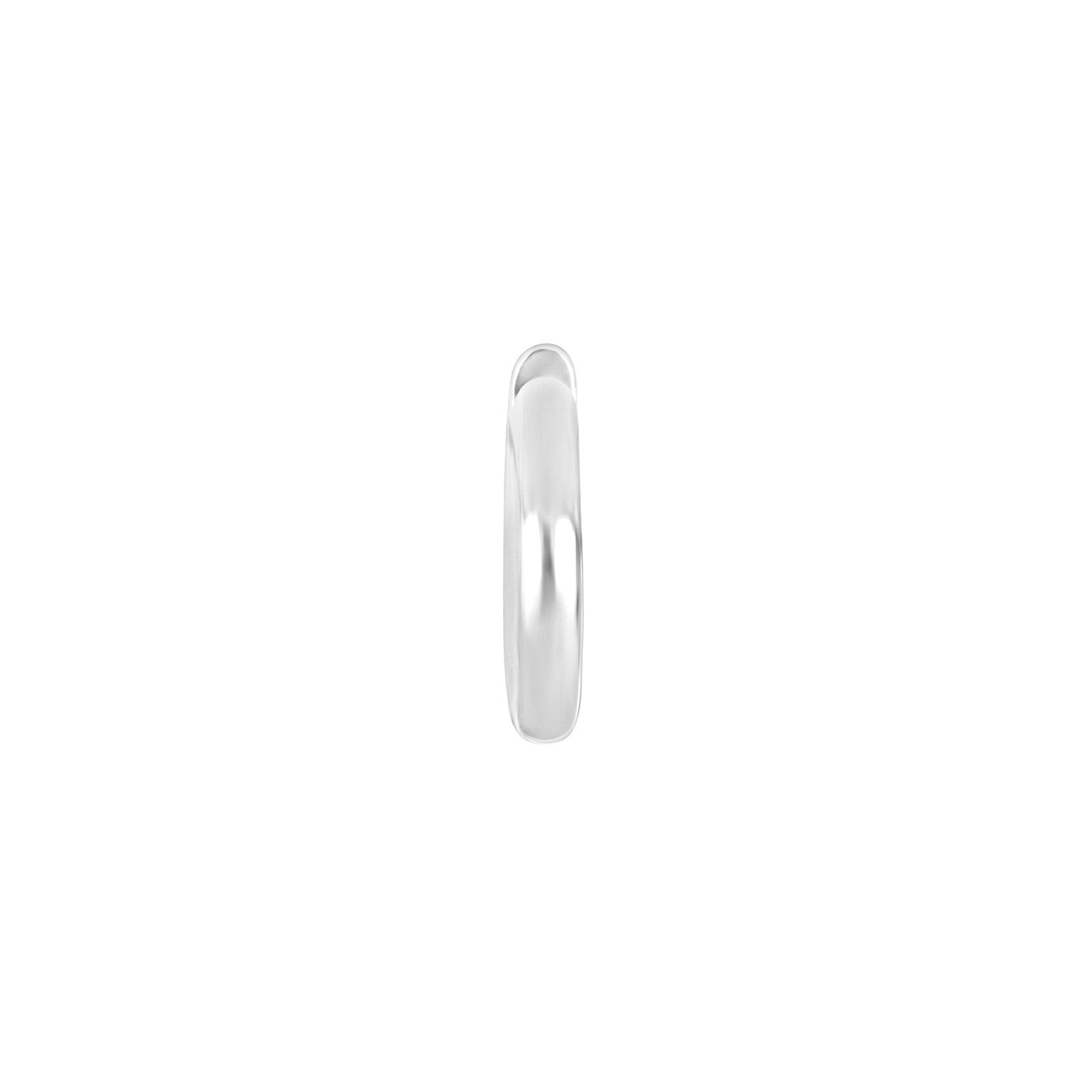 SON rhod. silver hoop 12mm 1 pc.