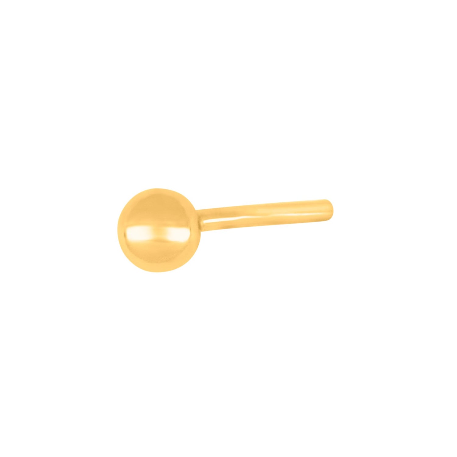 SON verg. Silberohrring Ball 3mm 1 Stück