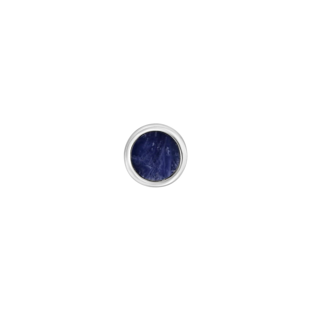 SON Rhod. Silver earring
