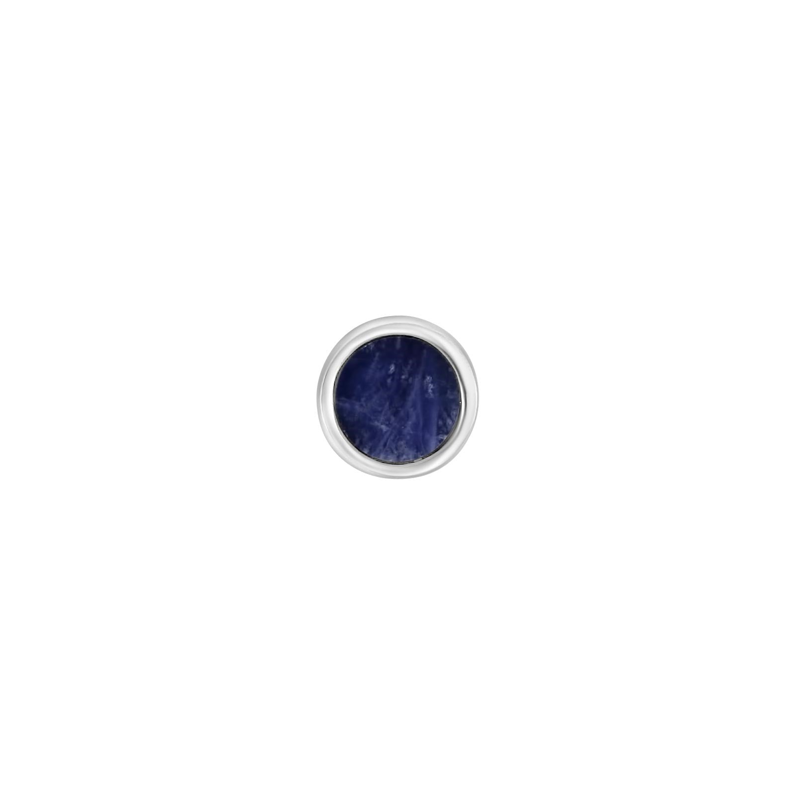 SON Rhod. Silver earring