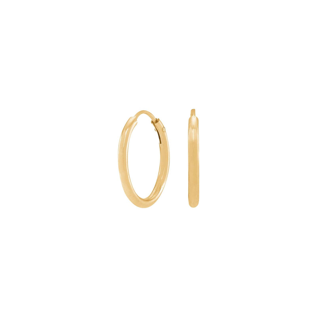 Forgyldt sølv creol 15mm HOOPS52