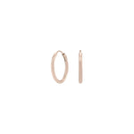 Rosévergoldete Silber Creole 15mm HOOPS52