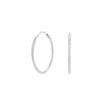 Rhodinierte Sil. Creolen 25mm HOOPS52
